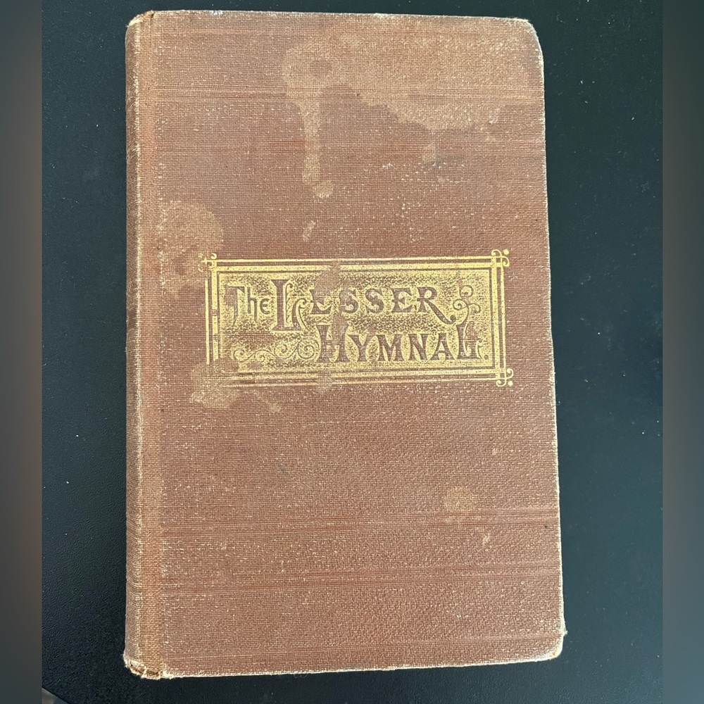 The Lesser Hymnal Antique book Methodist Episcopal Church 1875